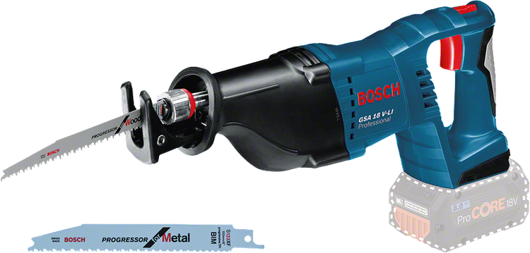 GSA 18V-LI コードレスセーバーソー | Bosch Professional