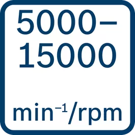  5000～15000 min-1（回転/分）